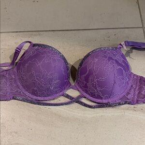 Victoria’s Secret Very Sex Push Up Bra Purple Lace Bra